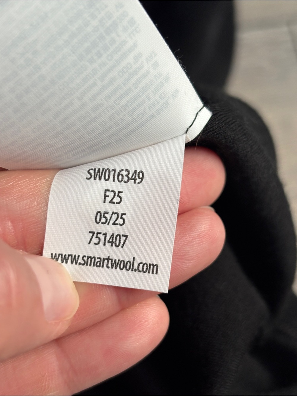 Smartwool Men's 100% Merino Wool Base Layer Top Long Sleeve Black XL SW016349 - Picture 6 of 9